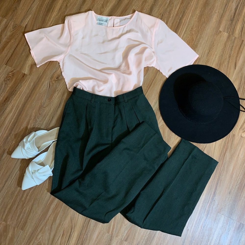 Vintage Christie & Jill 100% Silk Blouse